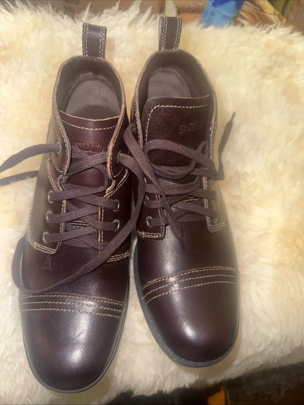 Eastland Men's Dark Brown Leather Chukka Boots